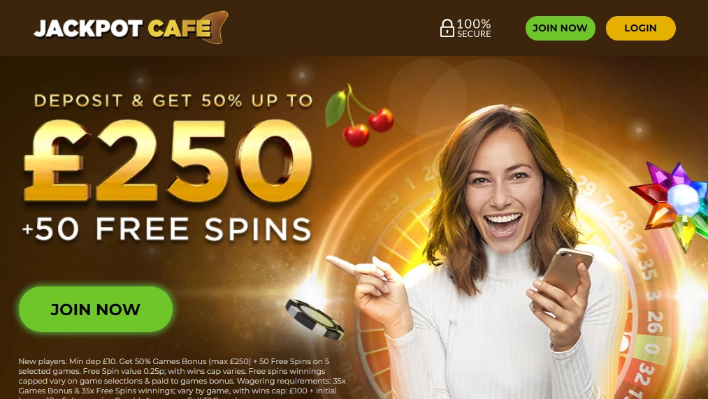 JackpotCafe UK Casino